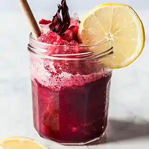 Frisch gepresster Fruchtsaft.