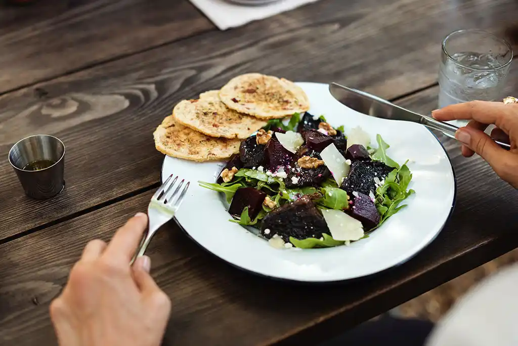Da Baffo Salat von der Salatbar.